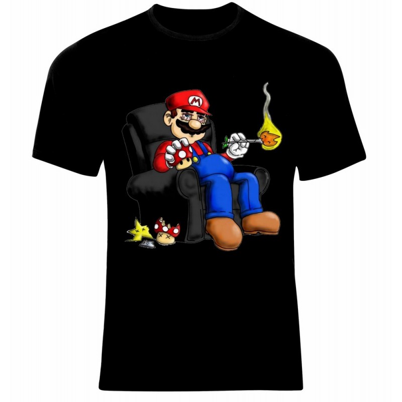 Тениска Weed Super Mario Smoking - 500033 Тениска Weed Super Mario Smoking - 500033